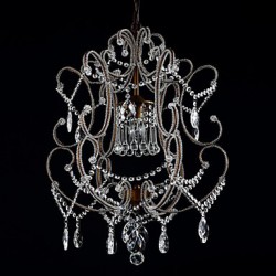 Modern Chandelier New Design Vintage Chandelier Loft Crystal Light Fixture Lustre Hallway Hanging Lamp