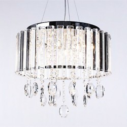 Crystal Pendant Light with 3 Lights