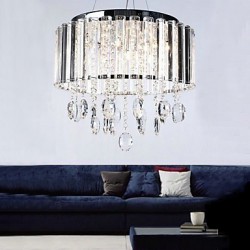 Crystal Pendant Light with 3 Lights