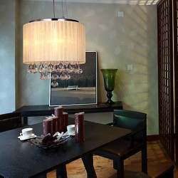 Elegant Crystal Pendant Light with 4 Lights