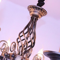 25W Retro Designers / Candle Style Others Metal Chandeliers Living Room / Bedroom / Dining Room / Study Room/ Hallway