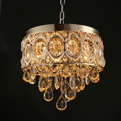 Gold Romantic Champagne Crystal Chandeliers