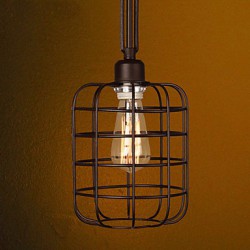 MAX 40W Retro Mini Style Painting Metal Pendant LightsLiving Room / Bedroom / Dining Room / Kitchen / Study Room/Office / Kids Room /