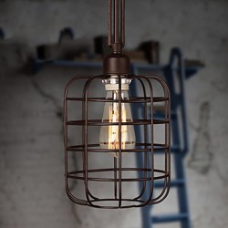 MAX 40W Retro Mini Style Painting Metal Pendant LightsLiving Room / Bedroom / Dining Room / Kitchen / Study Room/Office / Kids Room /