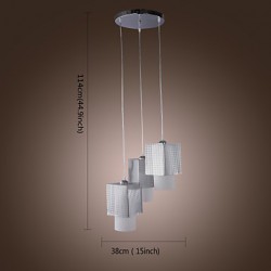 MAX 60W Modern/Contemporary Mini Style Electroplated Pendant Lights
