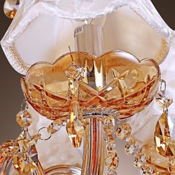 European Style Luxury 6 Light Chandelier With K9 Crystal