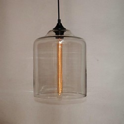 Bottle Design Pendant, 1 Light, Concise Iron Painting