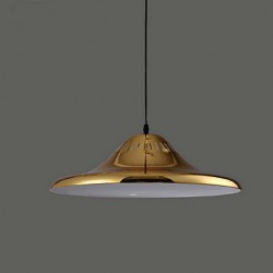 Country LED Gold Metal Pendant Lights Bedroom / Dining Room / Study Room/Office / Game Room / Hallway / Garage