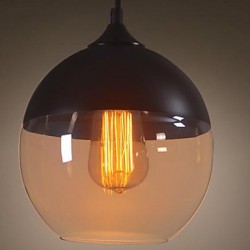 WestMenLights Modern Vintage Glass Ceiling Pendant Light E27 Max 60W 200mm Diameter