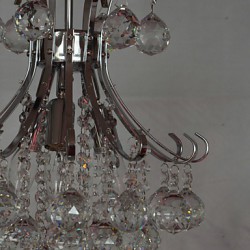 Max 40W Modern/Contemporary Crystal / Mini Style Electroplated Chandeliers / Pendant Lights Living Room / Bedroom / Dining Room