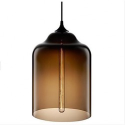 Retro Creative Single Head Glass Pendant Lamp Bar Bar Bar Cafe Restaurant In The Goldfish Bowl