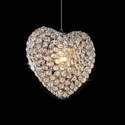 60W Modern/Contemporary Crystal Metal Pendant Lights Living Room