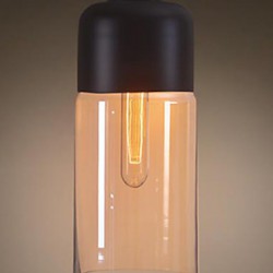 WestMenLights Elegant Bottle Shade DIY Ceiling Lamp Glass Pendant Lighting Edison Bulb Home Bar Club
