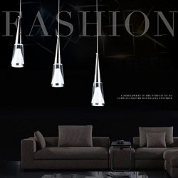 3 Lights Pendant Lights LED Modern/Contemporary Bedroom / Dining Room / Kitchen Metal