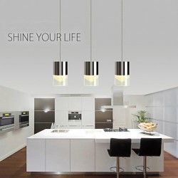3 Lights Pendant Lights LED / Bulb Included Modern/Contemporary Dining Room / Kitchen Metal