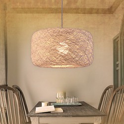 European Fashion Chandelier Modern Minimalist Home Rattan Ball Restaurants Bedroom Chandelier