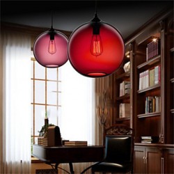 Retro Creative Single Head Glass Pendant Lamp Bar Bar Bar Cafe Restaurant In The Goldfish Bowl