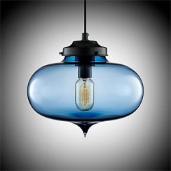 Retro Creative Single Head Glass Pendant Lamp Bar Bar Bar Cafe Restaurant In The Goldfish Bowl