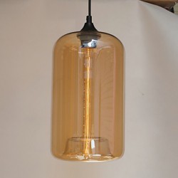 Bottle Design Pendant, 1 Light, Minimalist Iron Painting