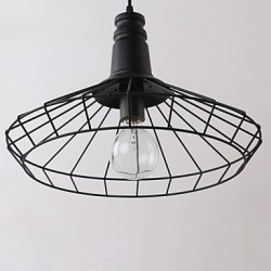 40w Rustic/Lodge / Retro / Country Mini Style Painting Metal Pendant Lights Dining Room / Study Room/Office / Game Room / Garage