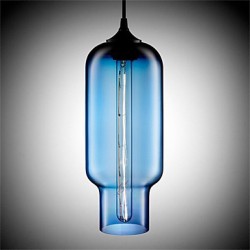 Retro Creative Single Head Glass Pendant Lamp Bar Bar Bar Cafe Restaurant In The Goldfish Bowl