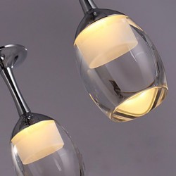 Pendant Lights LED 3 Lights Round Backplate Modern/Contemporary Living Room / Bedroom/Office Metal