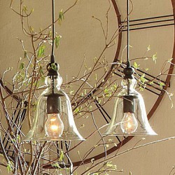 Max 60W Traditional/Classic / Vintage / Bowl Mini Style Pendant Lights Living Room / Dining Room