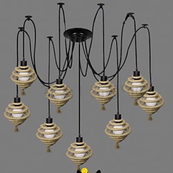 The Nordic Country Retro Honeycomb Chandelier Chandelier lamp The Heavenly Maids Scatter Blossoms. personality