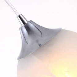 Modern PVC Wine Cup Oblong Canopy Pendant Light with Three Light