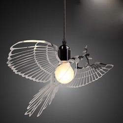 50cm Creative Modern Fashion Decoration Stainless Steel Bird Bird Droplight Lamp LED