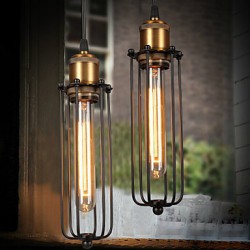 E27 8*30CM Line 1M American Country Industrial Creative Gladiator Restoring Ancient Ways Single Head Droplight LED 1PC