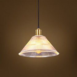 13*30CM Contracted American Rural Industrial Glass Retro Droplight Falls Lamp LED