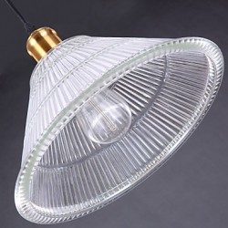 13*30CM Contracted American Rural Industrial Glass Retro Droplight Falls Lamp LED