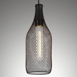 Amercian Loft Vintage Bottle Pendant Lamp for Coffee and Bedroom Decorate Droplight