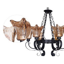 Chandeliers 6 Lights Glass Traditional/Classic / Vintage Living Room / Bedroom / Study Room