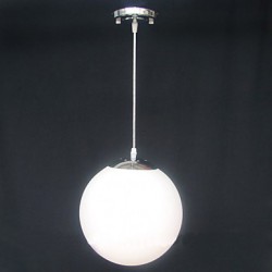 15CM Contracted White Glass Ball Decorative Chandelier Light Lamp LED