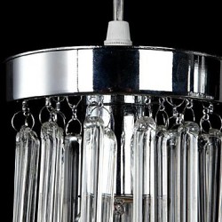 40w Modern/Contemporary Crystal Chrome Metal Pendant LightsLiving Room / Bedroom / Dining Room / Study Room/Office / Kids Room / Entry /