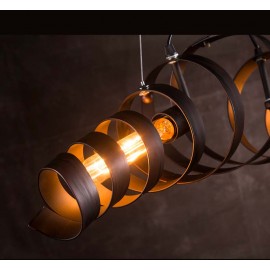 Retro Bar Iron Lamp Modern Minimalist Industrial Style Chandelier