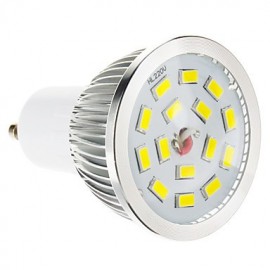 5W GU10 LED Spotlight 15 SMD 5730 100-550 lm Warm White Dimmable AC 220-240 V