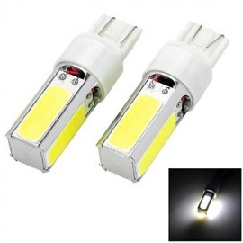 High Power T20 20W 6500K 1300lm 4-COB LED Cool White Car Head Light / Foglight (12~24V / 2 PCS)