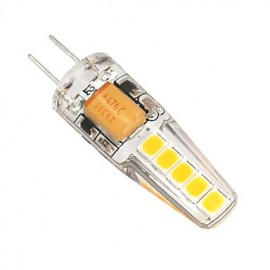 2W G4 LED Bi-pin Lights T 10 SMD 2835 200-230 lm Warm White Cool White Dimmable AC/DC 12 V 1 pcs