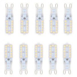 5W G9 LED Bi-pin Lights T 22 SMD 2835 550 lm Warm White / Cool White Dimmable AC 220-240 / AC 110-130 V 10 pcs