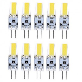 10PCS G4 1505 COB 400-500LM Warm White/Cool White/Natural White Decorative / Waterproof DC12V LED Bi-pin Lights