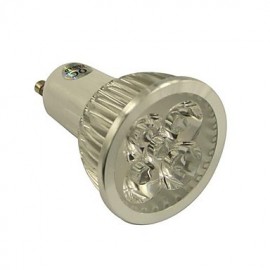 4W GU10 LED Spotlight 4 High Power LED 300-350 lm Warm White / Cool White / Natural White AC 85-265 V