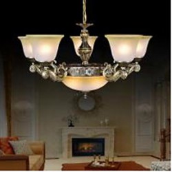 Chandeliers 220V Bronze European Retro Classic