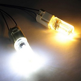 6PCS G9 3W 300lm 3000/6000K 64*SMD3014 LED Corn Crystal Lamp Bead (AC220-240V)- Transparent Silicone