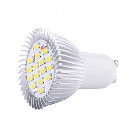 8W GU10 16XSMD5630 650LM Warm/Cool White Color LED bulbs Spotlights Led(85-265V)