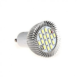 8W GU10 16XSMD5630 650LM Warm/Cool White Color LED bulbs Spotlights Led(85-265V)