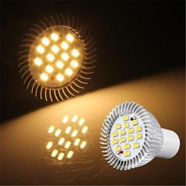 8W GU10 16XSMD5630 650LM Warm/Cool White Color LED bulbs Spotlights Led(85-265V)