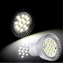 8W GU10 16XSMD5630 650LM Warm/Cool White Color LED bulbs Spotlights Led(85-265V)